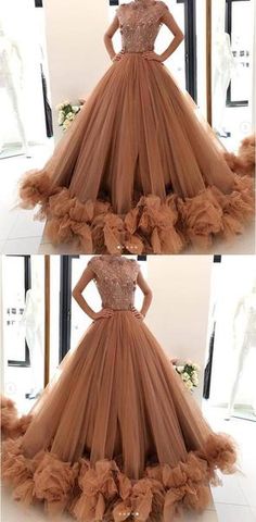 Gorgeous Cap Sleeves A-line Tulle Modest Unique Party Prom Dresses,PD1028#promdresses #longpromdresses #longpromdress #promdress #eveningdress #partydress #fashiondress #2019promdresses Gala Inspiration, Crazy Dresses, Dresses Burgundy, Long Formal Dresses, Designer Formal Dresses, Unique Prom Dresses, Prom Dresses Modest, Dresses Modest, Princess Dresses