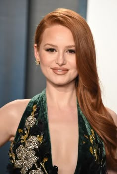 Red Hair Celebrities, Red Hair Color Shades, Red Hair Looks, Red Hair With Highlights, Fiery Red Hair, Natural Red Hair, Bold Hair Color, Strawberry Blonde Hair, Madelaine Petsch