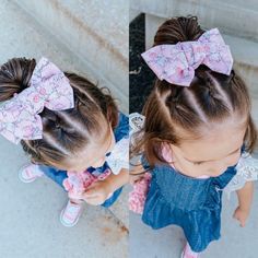 Toddler Fine Hair Hairstyles, Simple Kids Hairstyles, Toddler Hairstyles Girl Fine Hair, Easy Toddler Hairstyles, Girl Hairdos, Navy Hair