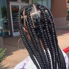 Cornrows With Box Braids, Fishtail Braids, Long Pixie Hairstyles, Big Box Braids, Jumbo Box Braids