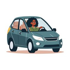 Driver Illustration, Car Animation, Girls Driving, Instagram Background, Logo Psd, Technology Icon, Car Illustration