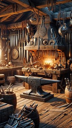 Taverna Medieval, Fantasy Cabin, Dnd Places, Fantasy Locations, Fantasy Settings, Hellboy Art, Medieval Buildings, Fantasy Village, Medieval Market