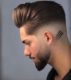 Latest Hairstyles For Boys, Faded Beard Styles, Hair Dues, Boys Hairstyles, Shaved Hair Designs