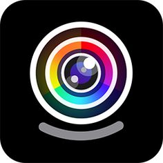 an image of a camera that is on top of the app logo for instagram