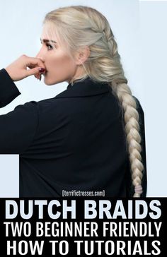 Who doesn't think Dutch braids are stunners? This inside out braid can be worn as loose, yet fetching crown or headband styles, incorporated as part of a half up half down look, draped to the side, or wrapped around a bun for an ultra cute updo. It can also give new life to your ponytail any number of ways. If you need to do one on yourself but aren't quite sure how, sounds like you need a step by step tutorial or two with ideas that make it easy to get hairstyles like those. #DutchBraids Inside Out Braid, Daily Hair Routine, Dutch Braid Tutorial, Chunky Braids, Dutch Braids, Loose Braids