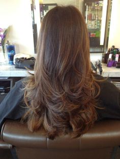 Chic Haircut, Long Layered Haircuts, Long Layered Hair, Haircuts For Long Hair, Long Hair Cuts, Great Hair, Layered Haircuts, Layered Hair, Hair Cut