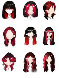 Dyed Hair Inspiration, Hair Inspiration Short, Brush Sets, Short Layered Haircuts, Hair Stylies, Anime Hair, Short Hair Styles Easy, Hair Inspiration Color