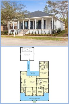 Charming and functional, this single-story 3-bedroom Southern house features a spacious layout and a semi-detached garage. Perfect for those who appreciate both comfort and Southern-style elegance, this home is designed for easy living. Explore the floor plan for your next dream home!