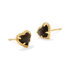 We don't know if it's just their heart shape, but we're crushing on the Anna Stud Earrings. Adorably chic, these studs are a fun and flirty take on your everyday earrings. Style as a standalone pair or wear with a bold statement earring for an always-sweet look. To preserve your fashion jewelry for years to come, agents such as soaps, perfumes, lotions, makeup, hair and cleaning products, and other chemical contact should be avoided. Take care to remove jewelry before showering, sleeping, exerci Gold Sheen Obsidian, Sheen Obsidian, Statement Earring, Everyday Earrings, Huggie Hoop Earrings, Accessories Jewelry Earrings, Stud Earrings Set, Pearl Stud Earrings, Makeup Hair