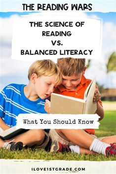 two young boys sitting on the grass reading a book with text that reads, what you should