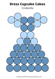 the disney princess dress pattern is shown in blue and white, with circles on it