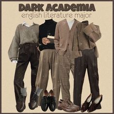 Dark Academia Aesthetic Outfit Men, Dark Academia Outfits Men, Grain Filter, Winter Fashion Aesthetic, Academia Aesthetic Outfit Men, Dark Academia Aesthetic Outfit