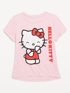 Girls' Back To School Shop | Old Navy Hello Kitty Graphic Tee, Sanrio Clothes, Kitty Clothes, Hello Kitty Clothes, Matt Groening, Hello Kitty Birthday, Pink Hello Kitty, Girls Graphic Tee