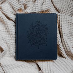 Navy blue ESV Bible with floral design Bible Designs Cover, Daily Grace Co, Esv Study Bible, Christian Quotes About Life, Esv Journaling Bible, Esv Bible, Cute Bibles, Daily Grace, Fear Of Love