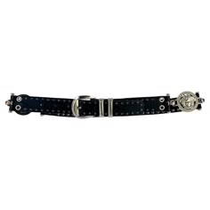 Presenting a punk-inspired metal and leather belt designed by Gianni Versace for his Spring/Summer 1994 collection. This belt features small silver-toned grommets and two large Medusa medallion accents. Approximate measurements: Size - 70/28 Length: 35” Width: 1.5” Waist: 28” Dr Outfit Ideas, Medusa Medallion, Punk Belt, Grommet Belt, Versace Bag, Western Gothic, Making Outfits, Ready Outfits, Ben Davis