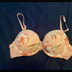 -Super Cute And Brand New Bra, Works Great For Pushing Ip -Size 34a But Fits Like A 34b -10/10 Condition With Tags Attached Pink Bras, Victoria Secret Pink Bras Push Up, Victoria's Secret Push-up Bra For Evening, Victoria's Secret Padded Push-up Bra, Pink Lace Push-up Bra, Vs Pink Bras, Victoria's Secret Push-up Bra Friendly Tops, Beautiful Bra, New Bra