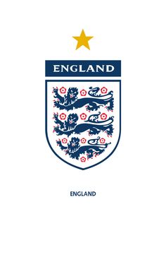 the england logo on a white background