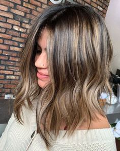 Long Brunette Bob, Brunette Bob Hairstyles, Very Long Bob, Rich Brown Hair, Brunette Bob, Bronde Balayage, Long Brunette, Growing Out Short Hair Styles