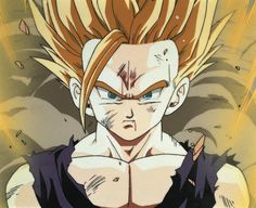 an image of gohan from dragon ball super saiyans in the anime style