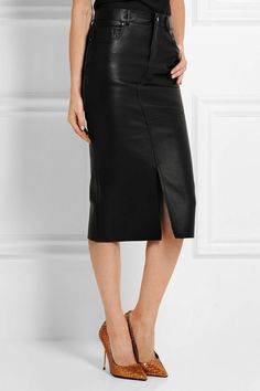 Women's Back Leather Midi Skirt Genuine Soft Lambskin Black Leather Skirt High Waste Leather Skirt for Office Girlfriend gift ideas. Condition :  Brand New Closure : Zip Occasion : Business, Casual, Formal, Party/Cocktail Size : XXXS  - 5XL Vintage : No Rise : Mid Personalize : Yes Department : Women Skirt Length : Midi Style : Straight, Pencil Season : Summer / Winter Handmade : Yes Pattern : Solid Garment Care : Dry-clean Only Color : Black Material : Leather Brand : Leather Skirt Art Lambskin Classic Black Pleated Skirt, Classic Black Mini Skirt For Party, Leather Pencil Skirt For Spring, Trendy Leather Pencil Skirt, Knee-length Leather Skirt, Black Leather Knee-length Skirt, Trendy Black Formal Skirt, High Waisted Leather Skirt, Long Leather Skirt