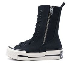 (WMNS) Converse Chuck 70 PLUS XHI 'Black White' A10361C Modern Black Converse Sneakers, Converse Chuck 70 Plus, Chuck 70 Plus, Converse Chuck Taylor 70, Chuck Taylor 70, Converse Chuck 70, Chuck 70, Converse Chuck, Chucks Converse