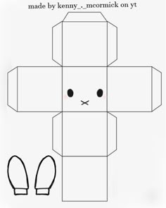 an origami bunny is cut out to make it look like he's ready for