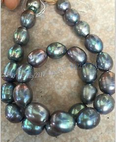 Find ideas๏ฟฝand inspiration for 10-11mm Genuine Natural Tahitian Peacock Black Baroque Pearl Necklace 14-48'', Jewelry & Watches Peacock Pearl Necklace, Baroque Pearls Jewelry, Silver Pearl Jewelry, Solve The Problem, Peacock Pearl, Baroque Pearl Necklace, Fashion Jewelry Necklaces, Silver Pearls, Baroque Pearls