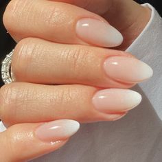 Baby Bloomer Nails, Baby Boomers Nails, French Tip Nail Designs, French Tip Acrylic Nails, Ombre Nail Designs, Classic Nails, Baby Boomer, Bridal Nails, Elegant Nails