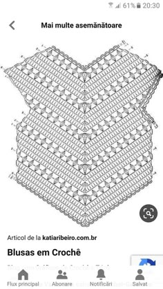 an image of some kind of crochet pattern on the app store's website