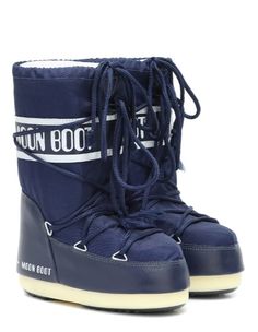 Nylon snow boots | #boots | #bootfashion | Blue Waterproof Sporty Boots, Sporty Waterproof Blue Boots, Blue Insulated Winter Boots, Fall Winter Shoes, Flip Flop Boots, Kids Snow Boots, Moon Boot, Funky Shoes, Girls Shoes Kids