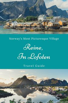 norway's most picturesque village reine, in lofoten travel guide cover