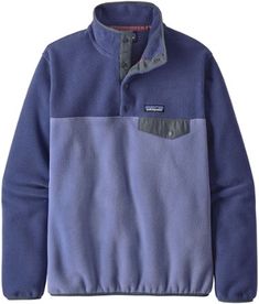 Warm yet lightweight  the Snap-T fleece pullover for women delivers classic Patagonia style and versatility for all kinds of activities. Pale Periwinkle, Patagonia Fleece Pullover, Patagonia Pullover, Patagonia Synchilla, Patagonia Fleece, Rain Pants, Summer Inspiration, Pull Sweat, Womens Fleece