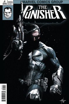 Punisher #1 (2018) - IGComicstore Gabriele Dell'Otto Trade Dress Variant Cover Punisher Comic Book, Dell Otto, Punisher Artwork, Punisher Comics, Punisher Art, Next Avengers, Punisher Logo, Marvel Knights, Frank Castle