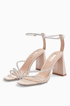 Shoes Nude, Block Shoes, Jeweled Shoes, Shoe Image, Strap Sandals Women, Prom Shoes, Block Heels Sandal, Formal Shoes, Sandal Women