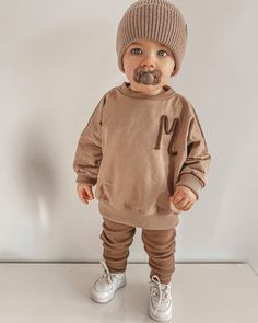 Baby Boy Outfits Newborn, Baby Boy Fall Outfits, Boys Winter Clothes, Baby Boy Winter Outfits, Beanie Outfit, Boys Fall Outfits, Winter Baby Clothes