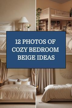 Cozy Beige Bedroom, Boys Space Bedroom, Bedroom Beige, Boys Shared Bedroom, Cream Bedrooms, Fall Bedroom Ideas, Cozy Fall Bedroom, Fall Bedding, Beige Bedroom