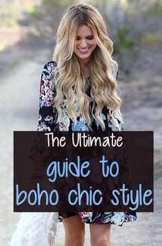 It's very simple to channel your inner boho chic style. From outfits to decor, here is the ultimate guide to getting a boho style! Boho Chic Hairstyles, Boho Chic Accessories, Sustainable Wardrobe, Glam Boho, Boho Life, Boho Chic Style