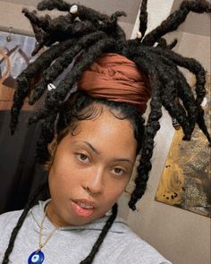 Locs Styling, Lock Styles, Loc Goddess, Hair Like Wool, Thick Locs, Natural Locs, Feminine Masculine, Locs Styles