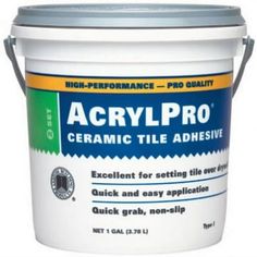 ARL40001-2 Features: -Tile mastic. -High performance mastic for floor and wall tile. -More durable in wet areas. -Offers quick grab, non-slip strength even on larger wall tiles. Product Type: -Adhesives/Construction Adhesives. Generic Dimensions: -7.38" H x 8.25" W x 8.25" D. Dimensions: Overall Height - Top to Bottom: -7.38 Inches. Overall Width - Side to Side: -8.25 Inches. Overall Depth - Front to Back: -8.25 Inches. Overall Product Weight: -13.8 Pounds. Size: 1 gal.  Color: Multicolor. Tile Adhesive, Quarry Tiles, White Ceramic Tiles, Ceramic Floor Tile, Sanded Grout, Tile Grout, Construction Adhesive, Adhesive Tiles, Ceramic Floor