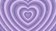 an abstract purple background with stars in the shape of a heart on top of it