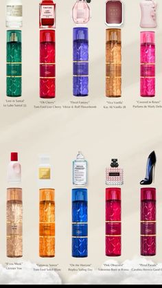 Perfume Combinations, Bath And Body Works Mists, Perfume Guide, Perfume Luxury, Perfume Organization