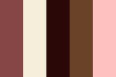 the color palette is brown, pink, and white with an assortment of different shades