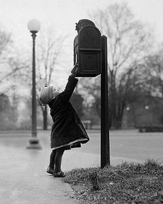 Letter To Santa Mailbox, Santa Writing, Santa Mailbox, Merry Mail, Dear Santa Letter, Vintage Christmas Photos, Letter To Santa, Fostering Children, Christmas Past