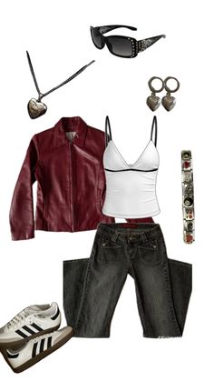 Rock Girl Aesthetic, Girl Aesthetic Outfits, Style Essentials, Rock Girl, Fits Aesthetic, 2000s Fashion Outfits, Clothing Essentials