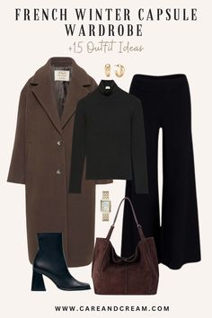 French Winter Capsule Wardrobe Essentials + 15 Outfit Ideas Capsule Wardrobe Casual