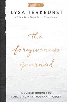 a book cover with the title, the forgingness journal written by lysa terkeurist