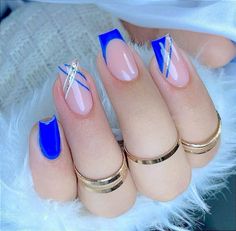 Beauty Hacks Nails, Stunning Nail Designs, Fancy Nails Designs, Nails Design With Rhinestones, Acrylic Nails Coffin Short, Pink Nail