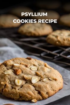 Psyllium Cookies Psyllium Husk Recipe Desserts, Recipes With Psyllium Husk Powder, Psyllium Powder Recipes, High Fiber Cookie Recipes, Fiber Cookies Healthy, Psyllium Husk Cookies, Lentil Cookies Healthy, Psyllium Husk Pancakes, High Fibre Cookies