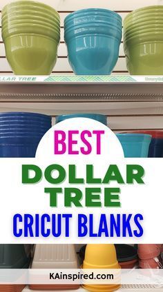 the best dollar tree cricut blanks for kids to use in their crafts