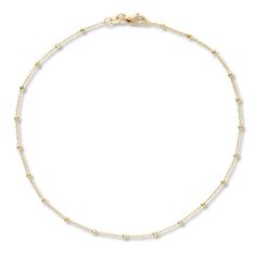 This pretty anklet for her features delicate beads styled in 14K yellow gold. The 10-inch ankle bracelet secures with a lobster clasp. Anklet Gold, Kay Jewelers, Ankle Bracelet, Ankle Bracelets, Bracelet Designs, Fashion Bracelets, Womens Bracelets, Ear Piercings, Types Of Metal